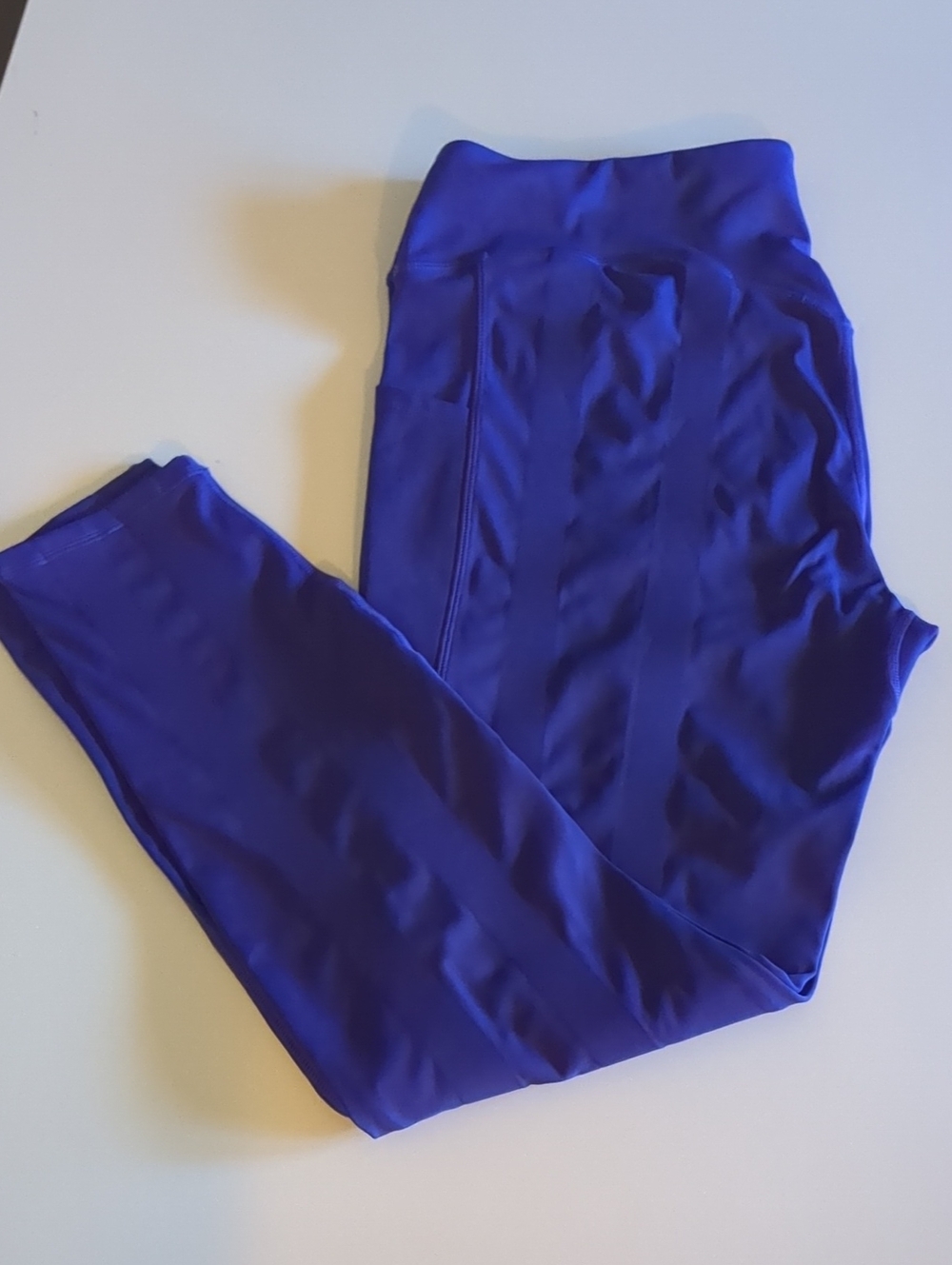 Skinnify High-Waist Resistance Band Leggings (8 band) Purple 2XL